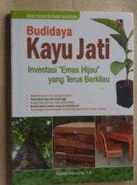 Budidaya Kayu Jati : Investasi 