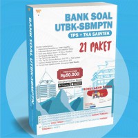 Bank Soal UTBK-SBMPTN TPS + TKA Saintek 21 Paket