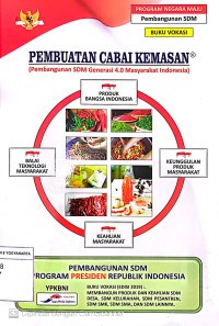 Buku Vokasi: Pembuatan Cabai Kemasan