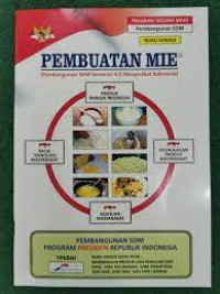 Buku Vokasi : Pembuatan Mie