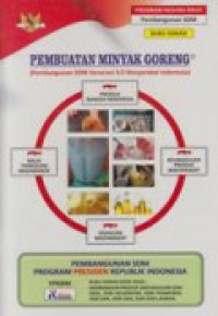 Buku Vokasi: Pembuatan Minyak Goreng