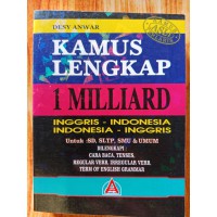 Kamus lengkap 1 milliard : inggris-indonesia indonesia-inggris