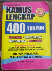 Kamus lengkap 400 trilyun