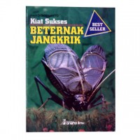 Kiat Sukses Beternak Jangkrik