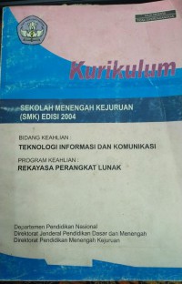 Kurikulum Sekolah Menengah Kejuruan (SMK) Edisi 2004