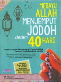 Merayu Allah Menjemput Jodoh dalam 40 Hari