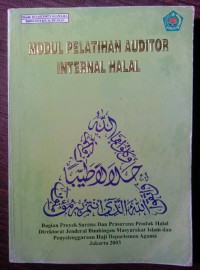 Modul Pelatihan Auditor Internal Halal