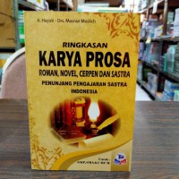 Ringkasan Karya Prosa :Roman,Novel, Cerpen dan Sastra