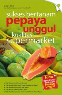 Sukses Bertanam Pepaya Unggul Kualitas Supermarket