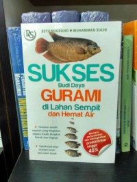 Sukses Budi Daya Gurami di Lahan Sempit dan Hemat Air