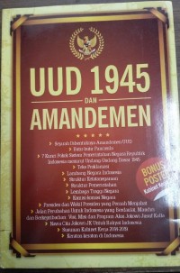 UUD 1945 dan Amandemen