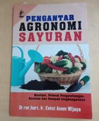 Pengantar Agronomi Sayuran