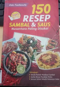 150 Resep Sambal & Saus Nusantara Paling Disukai