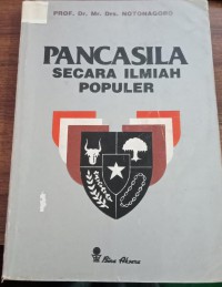 Pancasila Secara Ilmiah Populer