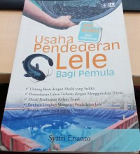 Usaha pendederan Lele bagi pemula