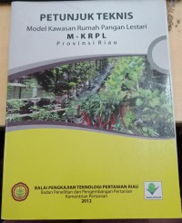 Petunjuk teknis model kawasan rumah pangan lestari