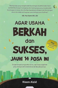 Agar Usaha Berkah dan Sukses, Jauhi 14 Dosa Ini