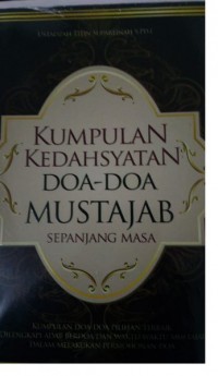 Kumpulan Kedahsyatan Doa-Doa Mustajab Sepanjang Masa