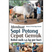 Membuat Sapi Potong Cepat Gemuk : Bobot Naik 1.5 kg per hari