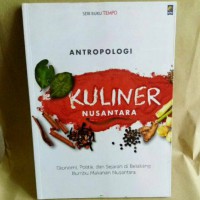 Antropologi Kuliner Nusantara