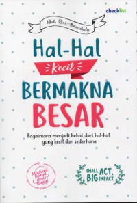 Hal-Hal Kecil Bermakna Besar